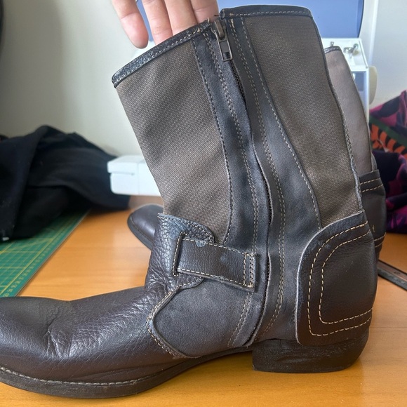 Vintage Replay Footwear leather moto / riding boots - Picture 12 of 15